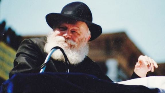 El Rebe de Lubavitch, una de las figuras del judaísmo que Javier Milei idolatra.