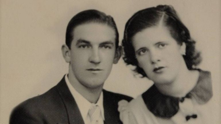 Los hijos mayores Cipriano y María Luiza.