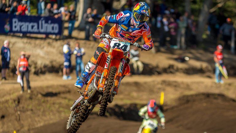 DOBLETE.&nbsp; El holandés Jeffrey Herlings volvió a ganar en la Villa. Hace dos años fue en MX