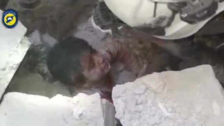 También quedaron gravemente heridos unos 19 chicos en Siria.