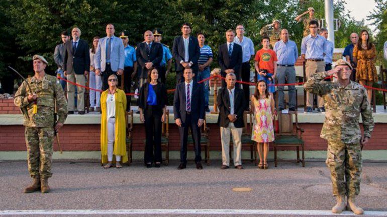 Gutiérrez participó del cambio de mando de la VI Brigada de Montaña