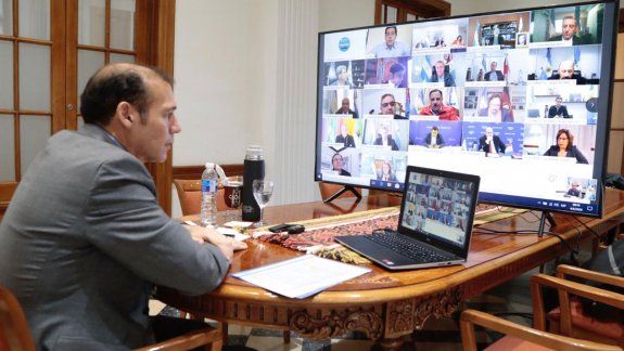 Cuarentena: Gutiérrez está reunido con el Presidente