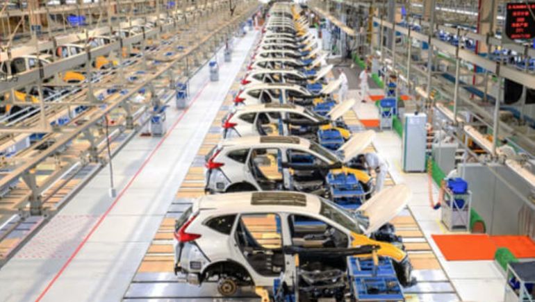 Una de las plantas de Dongfeng en plena actividad.