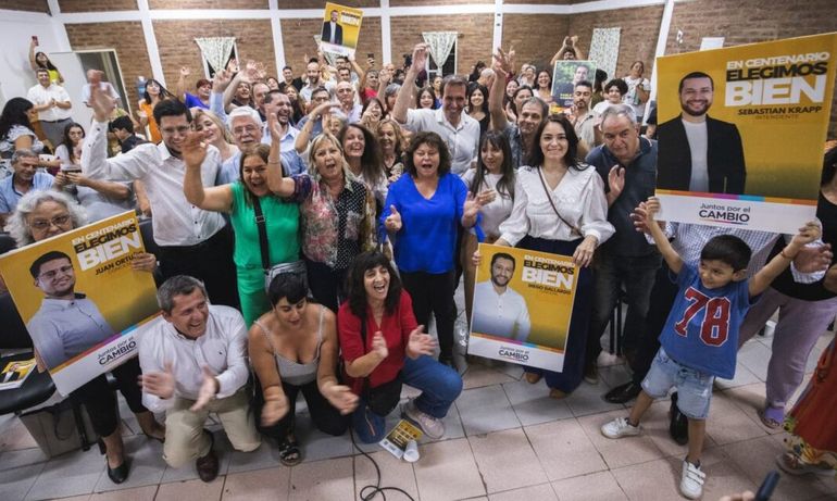 Cervi respaldó a su candidato en Centenario que busca recortar la planta política