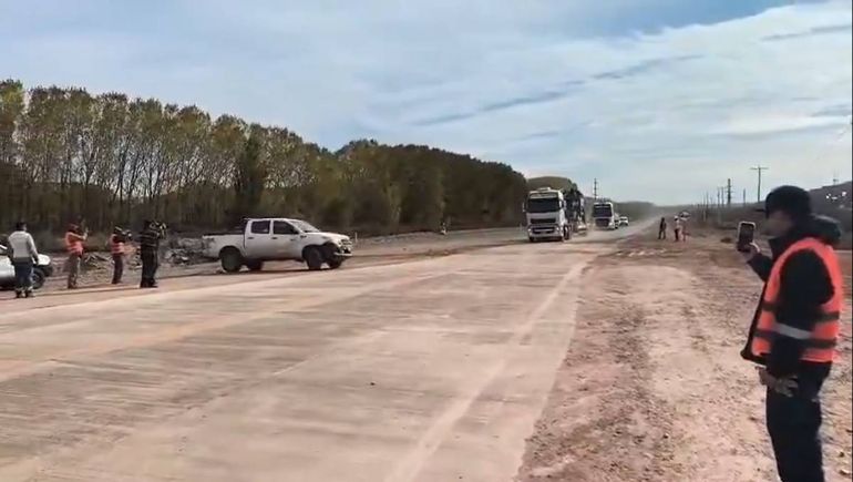 La obra busca sacar el tránsito pesado de la ciudad.