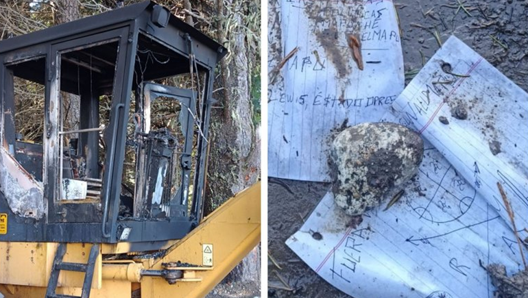 Conflicto mapuche: investigan otro ataque incendiario en Bariloche