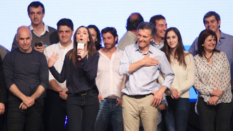 El triunfo de Vidal empujó los votos de Macri garantizando la entrada al ballotage. El festejo fue imparable.