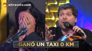gano el taxi y su llanto emociono a todos: por fin algo bueno gano el taxi y su llanto emociono a todos: por fin algo bueno