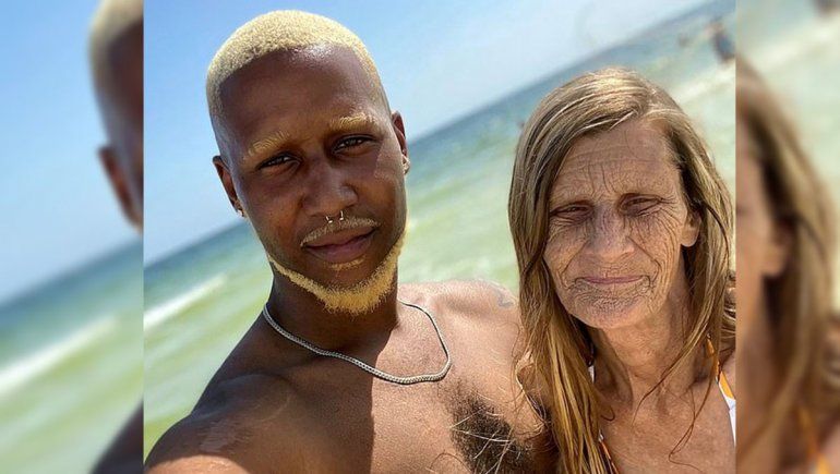 Ella tiene 61, él 24 y viven su fogosa historia de amor