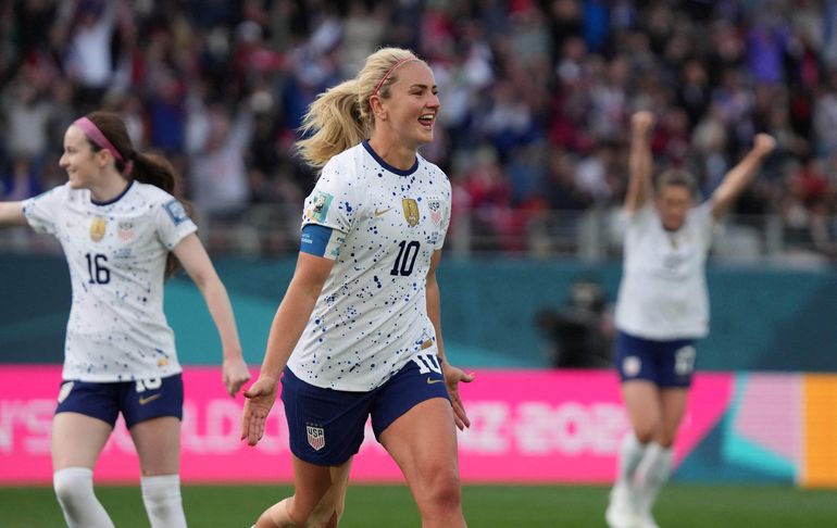 Lindsey Horan,mediocampista estadounidense, actual campeona del mundo. Lindsey Horan,mediocampista estadounidense, actual campeona del mundo.