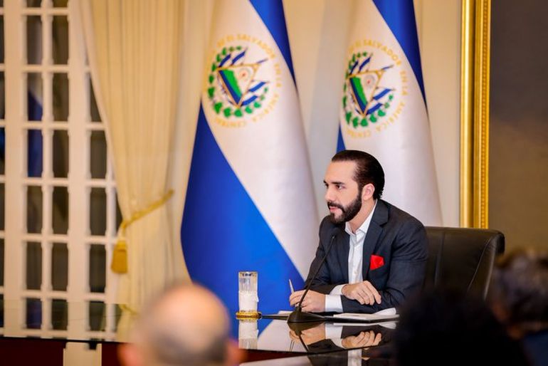 El presidente de El Salvador, Nayib Bukele. El presidente de El Salvador, Nayib Bukele.