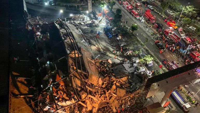 China: estaban en cuarentena y se derrumbó un edificio