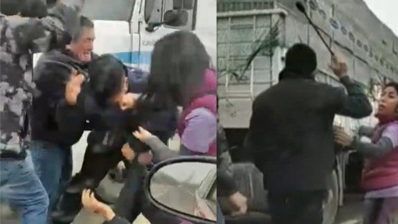 Terminaron a las piñas por una discusión de tránsito