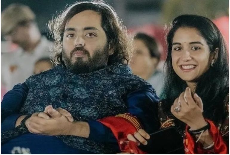 La pareja, Anant Ambani y Radhika Merchant. La pareja, Anant Ambani y Radhika Merchant.