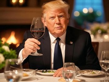 Donald Trump, presidente de EEUU. Foto: Grok