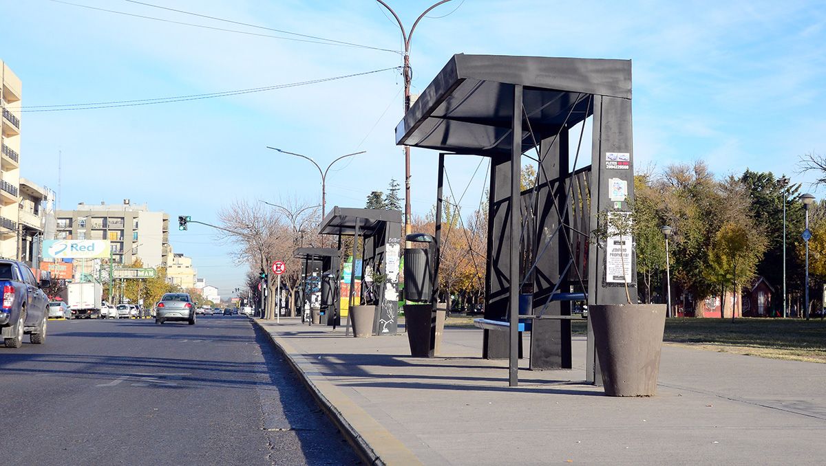A primera hora de la mañana, las calles estaban como feriado en Neuquén
