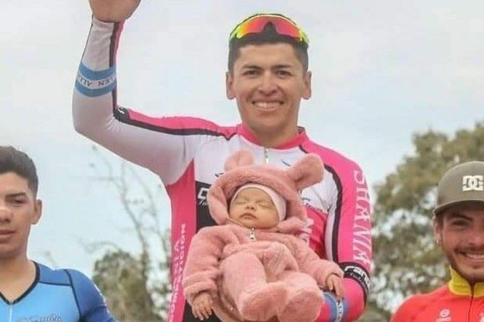 Dolor por la muerte de conocido ciclista en plena prueba y a poco de ser papá