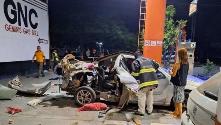 Explosión en una estación de GNC: el auto tenía cocaína en el baúl