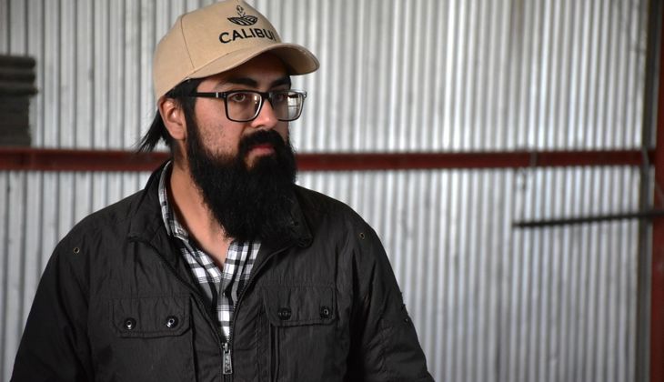 Fabricio Castañeda, tesorero de la organización. Foto: Fabricio González Fabricio Castañeda, tesorero de la organización. Foto: Fabricio González
