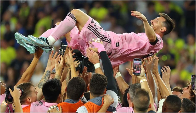 El emotivo festejo en redes de Lionel Messi tras clasificar a la final de la US Open Cup