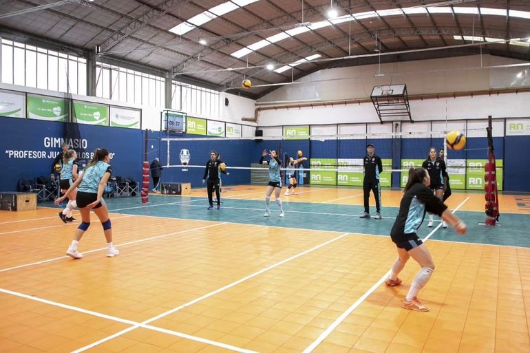 Las Panteras siguen entrenando en Bariloche. Foto: ANB.