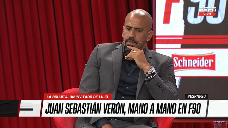 Verón habló sobre su relación con Maradona. 