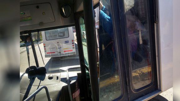 Una mujer se lastimó la cabeza