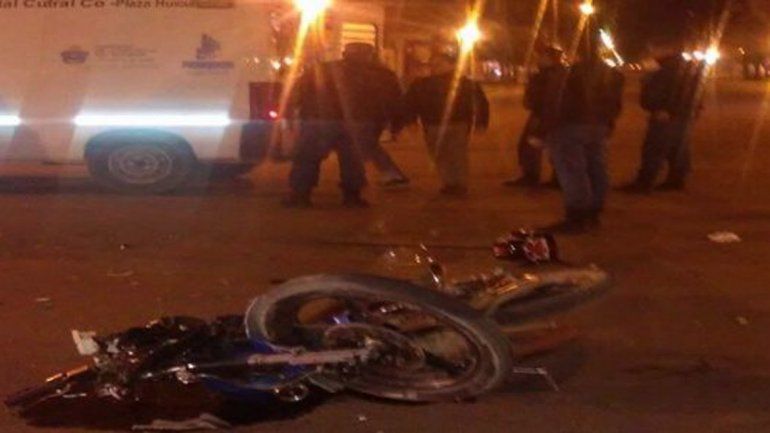 Murió un motociclista en un accidente de tránsito en Cutral Co.