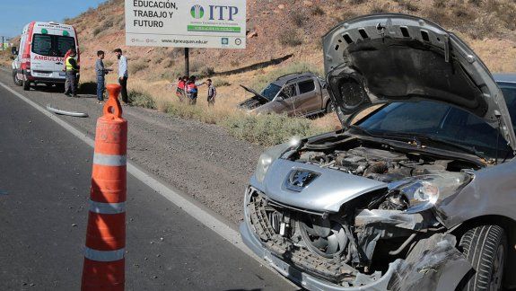 Un herido en otro choque entre dos autos en la Ruta 7