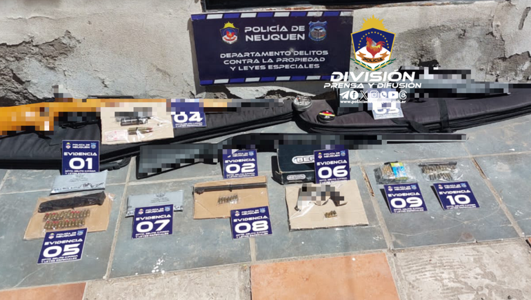 Le allanaron la casa por violento y tenía un arsenal