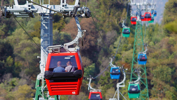 Un teleférico sobre la confluencia de los ríos, el proyecto que impulsan en Neuquén / Foto ilustrativa Un teleférico sobre la confluencia de los ríos, el proyecto que impulsan en Neuquén / Foto ilustrativa