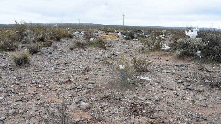 El basural en que fue encontrado el cuerpo de Silvia. El basural en que fue encontrado el cuerpo de Silvia.