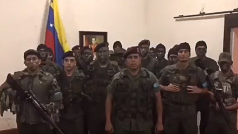 El Gobierno venezolano frenó un levantamiento militar