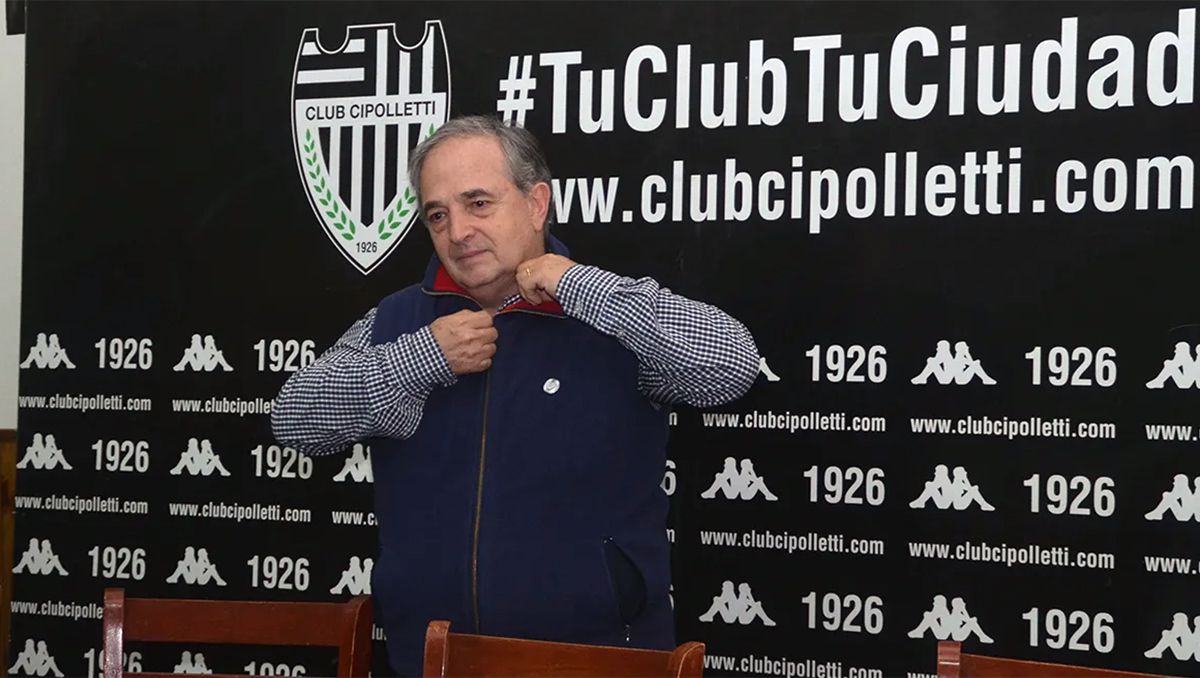 Rapazzo Cesio vuelve a ser el presidente de Cipolletti