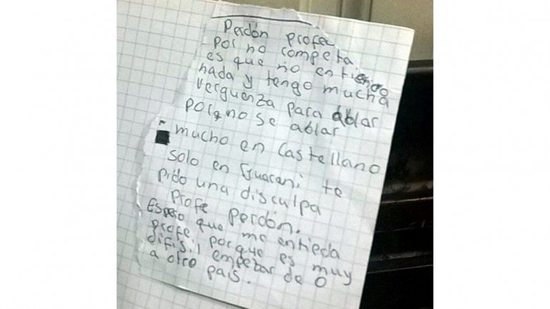 Emotiva carta de un alumno a su maestra: Perdón profe, no entiendo y me da vergüenza