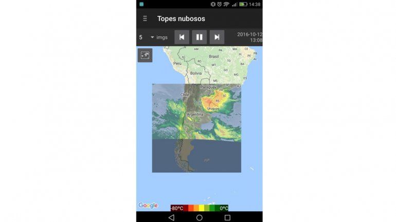 Muestra la distribución espacial de las variables vinculadas a la lluvia.