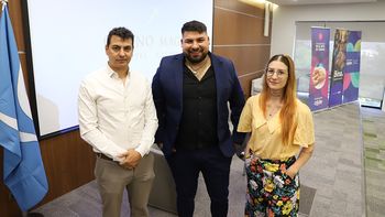 Emiliano Sapag, Traful Berbel y Roma Andrian. Emiliano Sapag, Traful Berbel y Roma Andrian.