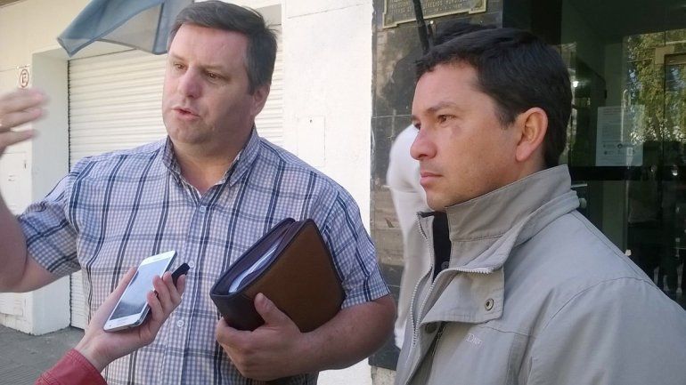 Los penitenciarios exonerados Ríos y Romero