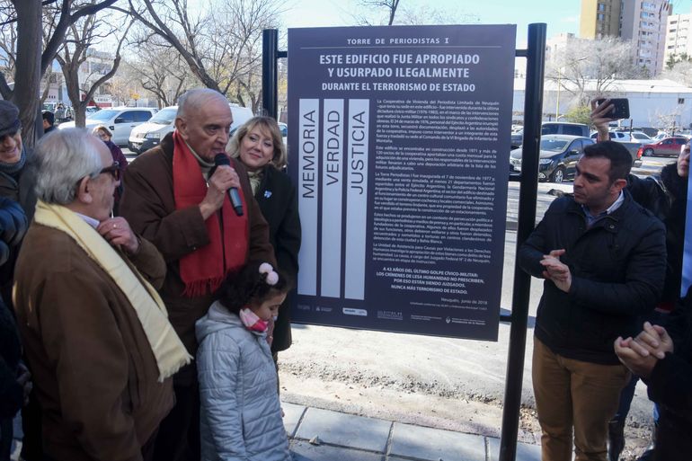 El 21 de junio de 2018 el edificio Torre de Periodistas fue señalizado como Sitio de Memoria.