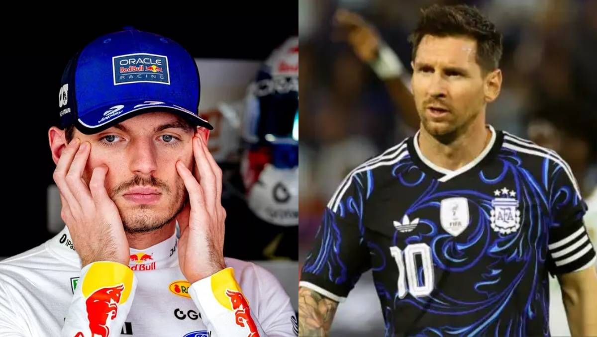 No lo pudo ocultar: la inesperada frase de Max Verstappen sobre Lionel Messi que recorrió el mundo