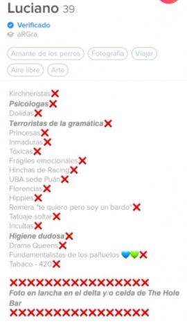 Tinder: un hombre se hizo viral en Twitter por sus exigencias para conseguir pareja
