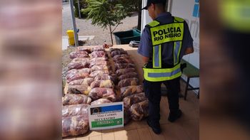 Decomisaron más de 400 kilos de carne que venían a Neuquén
