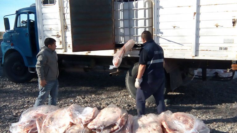 La Policía confiscó el asado para 25 mil neuquinos