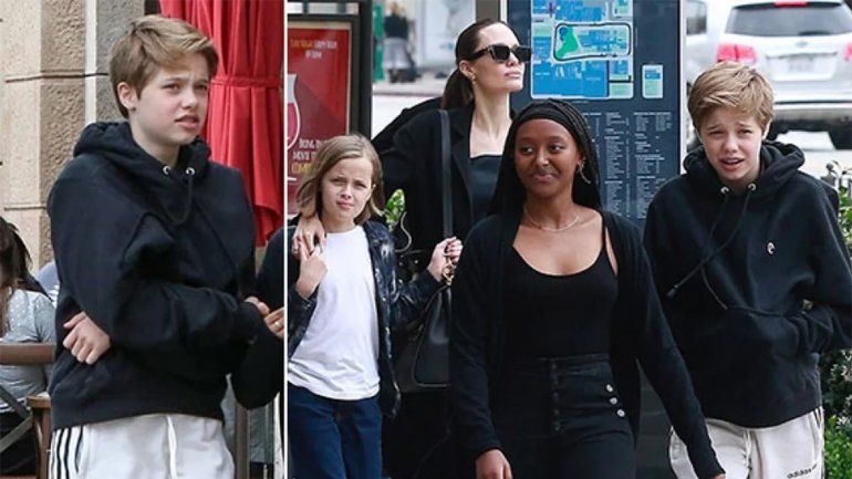Las primeras fotos del hijo trans de Jolie y Pitt tras iniciar su cambio de género
