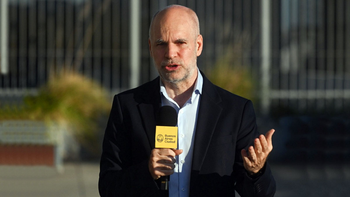 Horacio Rodríguez Larreta, en plena campaña para las PASO. Horacio Rodríguez Larreta, en plena campaña para las PASO.