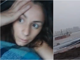 El desesperado pedido de ayuda de la familia refugiada en un techo de Bahía Blanca