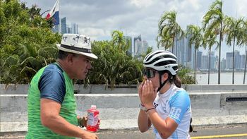 Marianella junto a su papá. Fotos: Sergio Dovio Marianella junto a su papá. Fotos: Sergio Dovio