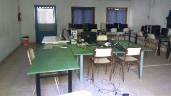 desvalijaron la sala de computacion del colegio jean piaget