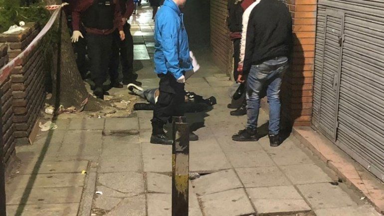 A la víctima le dispararon en el tórax