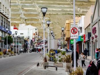 El centro comercial de Comodoro Rivadavia.